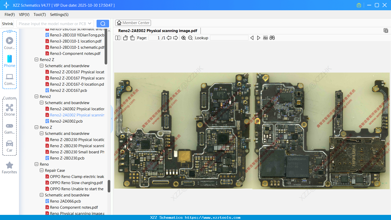 OPPO Reno2-2AE002 Physical Scanning Image